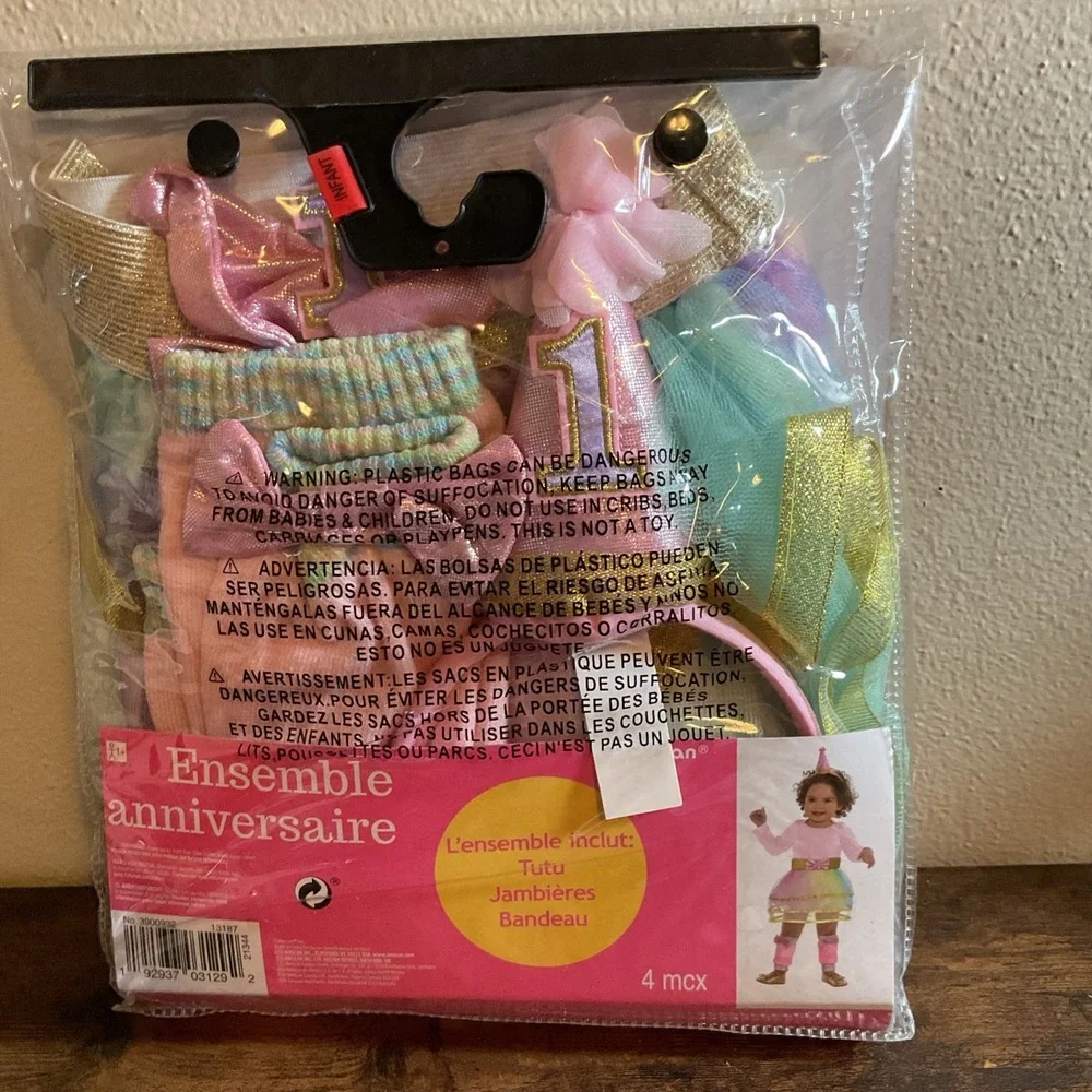 New Amscan Girls 1st Birthday Kit Suit Yourself Toddler Child‎ Costume